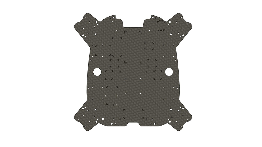 CARBON FIBER BOTTOM PLATE 3MM V4.1.1.0