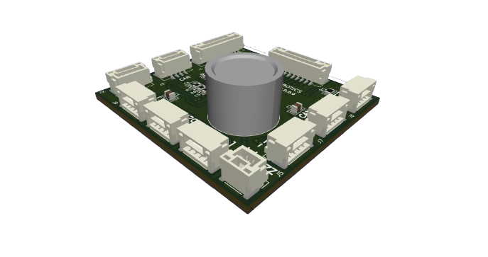 ชุดแผงวงจรฮับระบบสื่อสารแบบ I2C V5.0.0.0