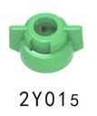 SPRAY NOZZLE ROUND QUICK RELEASE CAP GREEN (2Y015)