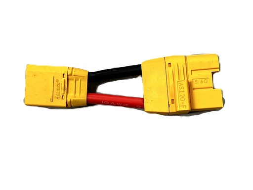 [HA-CA-DM-028-01-00] CABLE BATTERY ADAPTOR AS120-F TO XT90-M V1.0.0.0